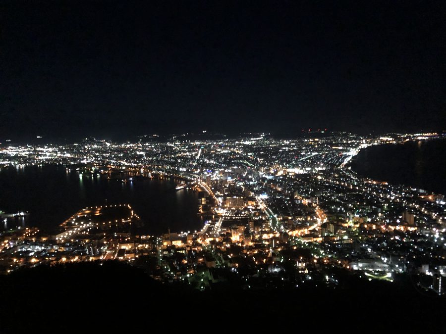函館山からの夜景（北海道函館市）